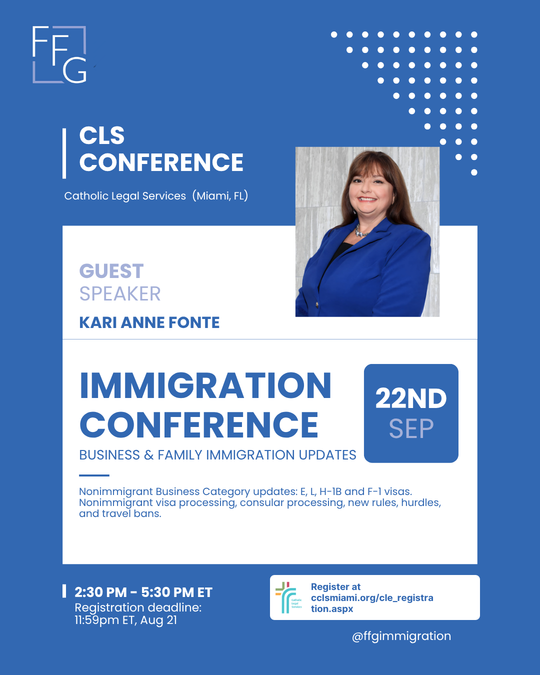White and Blue Modern Professional Conference Poster (Instagram Post (45)) (Instagram Post (45))
